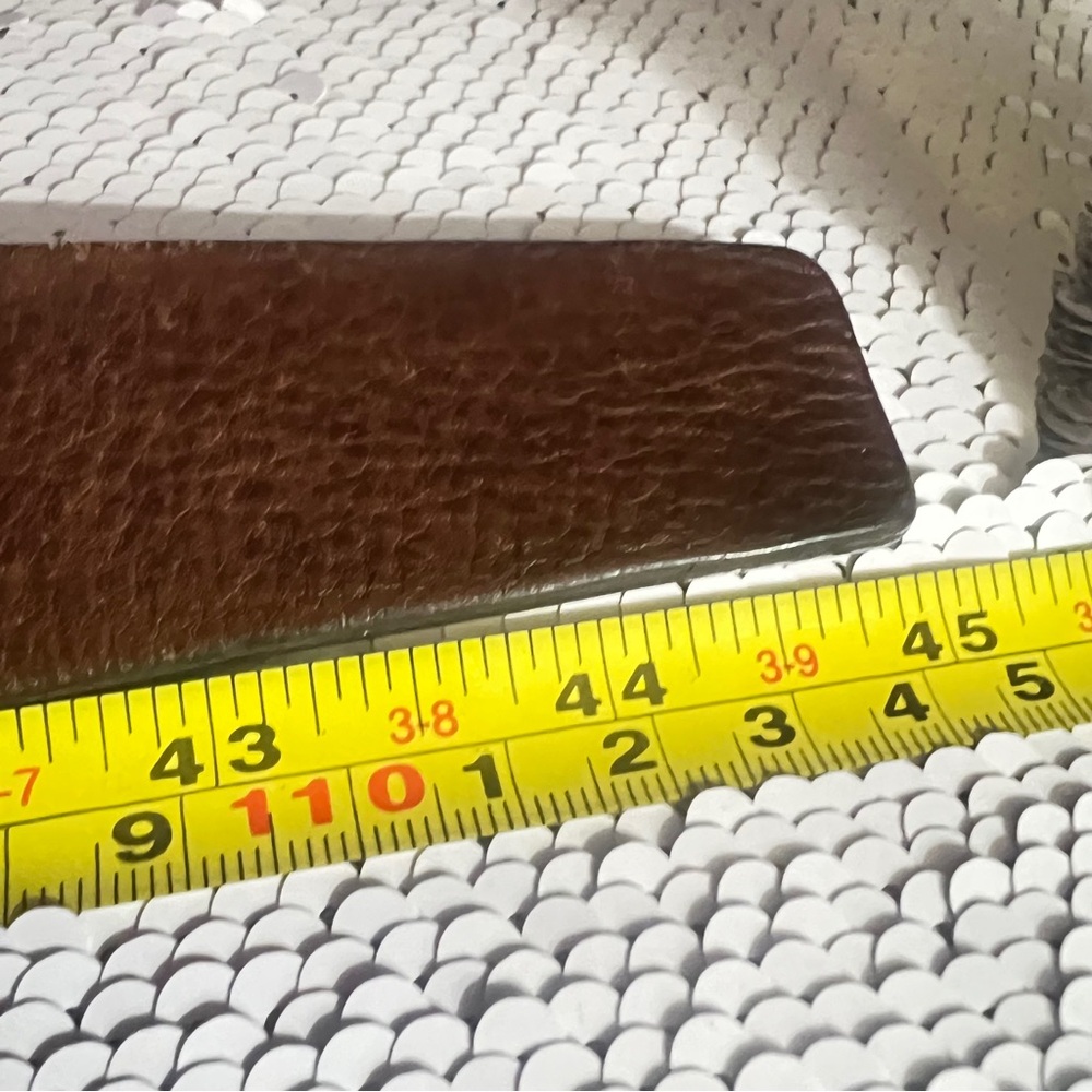 Coach Brown Gold Leather Belt Classic Design - Picture 8 of 8